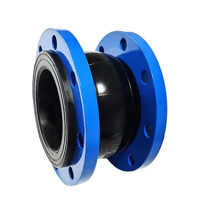 Stainless Steel Flange Single Ball Rubber Joint  Flexible Bellow Anti Vibration