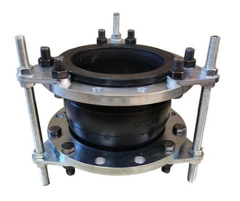DN250 Reinforced Rubber Expansion Joint Single Ball EPDM Bellows Expansion Joint