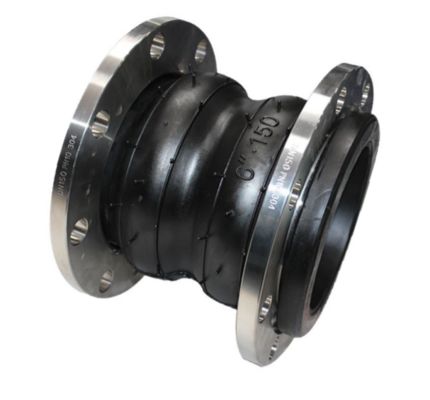 2-1/2 Inch Twin Sphere Expansion Joint ANSI150 Flexible Rubber Joint Flange