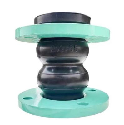 Pn16 Double Sphere Expansion Joint EPDM Double Flanged Flexicon Rubber Expansion Joint