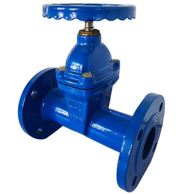DN200 Flanged Gate Valve With Handwheel 8In Non Rising Stem Resilient Seated