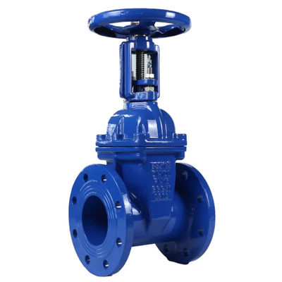 200mm PN16 Sluice Gate Valve 8 Inch Flanged Manual Type Rising Stem