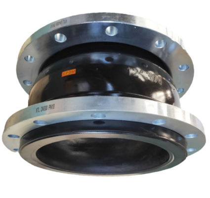 Epdm Nbr Single Sphere Flange Rubber Expansion Joint For Pipe / Rubber Flexible Joint Flange Type