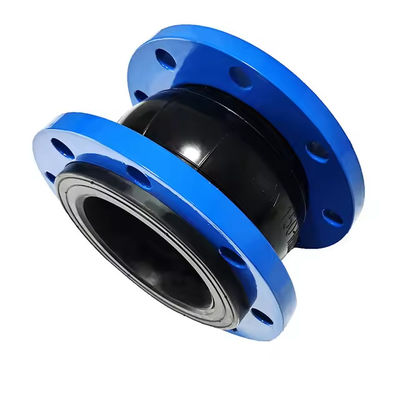 Stainless Steel Flange Single Ball Rubber Joint  Flexible Bellow Anti Vibration