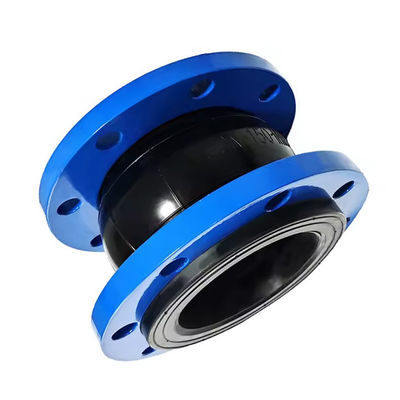 Stainless Steel Flange Single Ball Rubber Joint  Flexible Bellow Anti Vibration