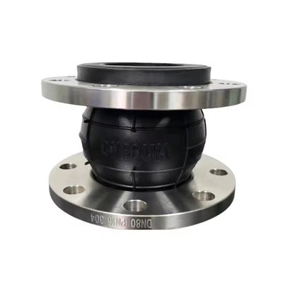 OEM Single Sphere Rubber Expansion Joint PN10 PN16 PN25 Rubber Joint Pipe