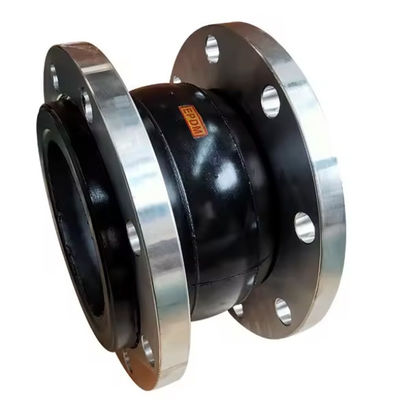 Pn16 Dn150 Single Sphere Flex Connector Galvanized CS Flanged Rubber Expansion Joint