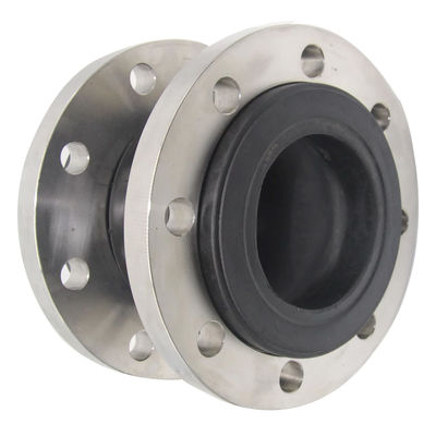 Ss304 Single Sphere Rubber Expansion Joint Galvanized Flange Flexible Rubber Joint