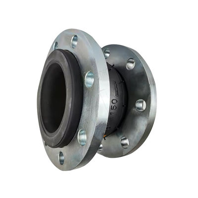 Q235 SS304 Single Sphere Rubber Expansion Joint DN50–DN600 Galvanized