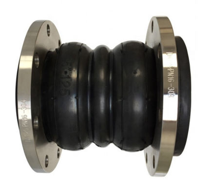 DN125 Pn16 Ss304 EPDM Connector IIR Double Sphere Expansion Joint