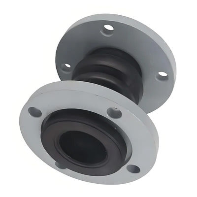 Dn150 Double Sphere Expansion Joint Stainless Steel Flanged Rubber Bellows