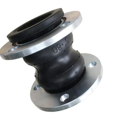 NBR Flanged Rubber Expansion Joint Customizable Corrugated Compensator