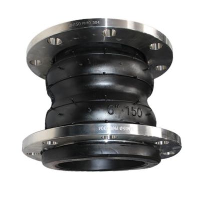 2-1/2 Inch Twin Sphere Expansion Joint ANSI150 Flexible Rubber Joint Flange