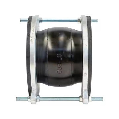 200mm 8 Inch Expansion Joint Flanged Rubber Flex Connectors End Face Fully Sealed