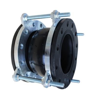 DN150mm EPDM Rubber Expansion Joint PN16 Carbon Steel Flange Compensator