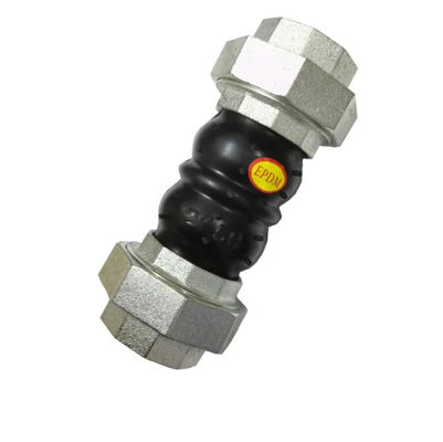 Union Custom Rubber Expansion Joint Screw Threaded Coupling SS304 DN15-DN80