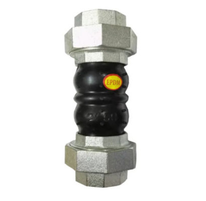 Union Custom Rubber Expansion Joint Screw Threaded Coupling SS304 DN15-DN80