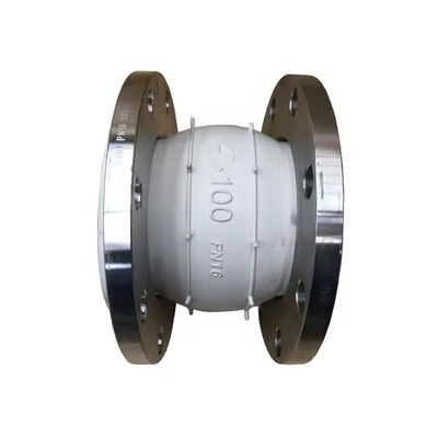 DN50mm Flanged Rubber Flex Connectors PN6 OEM Flexible Rubber Joint Flange