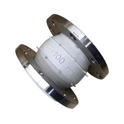 DN50mm Flanged Rubber Flex Connectors PN6 OEM Flexible Rubber Joint Flange