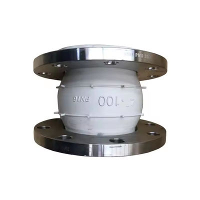 DN50mm Flanged Rubber Flex Connectors PN6 OEM Flexible Rubber Joint Flange