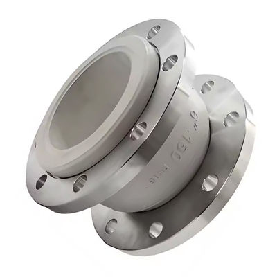 Food Grade SS316 Connection Single Bellow Rubber Expansion Joint DN150mm PN10