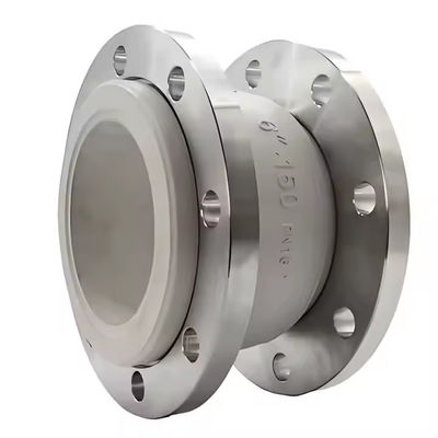 Food Grade SS316 Connection Single Bellow Rubber Expansion Joint DN150mm PN10