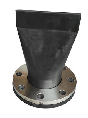 EPDM Rubber Duckbill Check Valve 8 Inch CS SS304 Duck Bill Valve