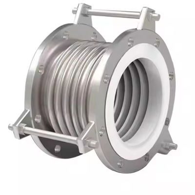 Flange SS316 Bellows Expansion Joints Flexible Metal With PTFE Corrugated Compensator