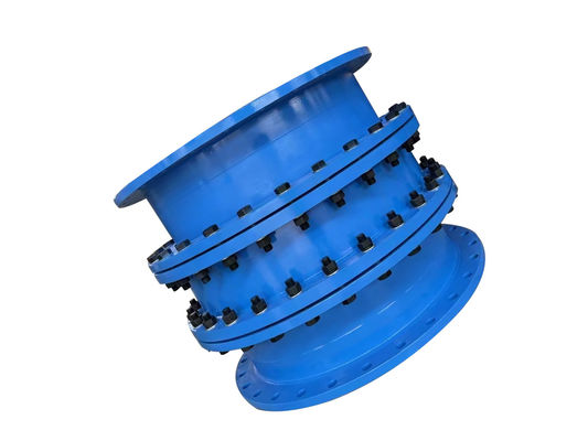 Flexible D Type Pipe Expansion Compensators Stainless Steel 304 316 Flange