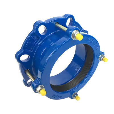 DN150 PN10 Ductile Iron Universal Joint Hdpe Pipe Flange Adapter Epoxy Coated