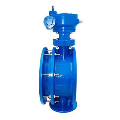 OEM Double Eccentric Flanged Butterfly Valve EPDM Seat PN16 Turbine Cast Steel