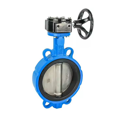 D371X-16Q Turbine Butterfly Valve Wafer Soft Seal Butterfly Valve