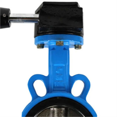 6Inch 150mm Ductile Iron Butterfly Valve NBR Rubber Sleeve Clamp Center Line