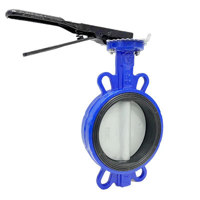 PN10 PN16 2 Inch Butterfly Valve Handle Wafer Cast Iron Manual Butterfly Valve