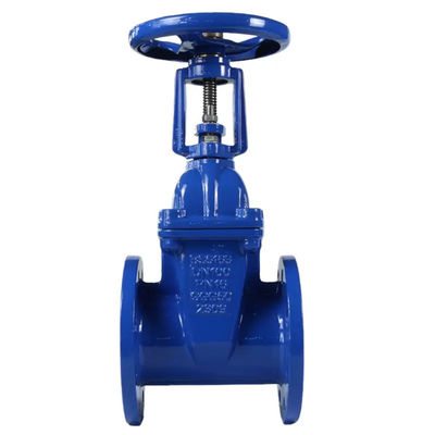 200mm PN16 Sluice Gate Valve 8 Inch Flanged Manual Type Rising Stem