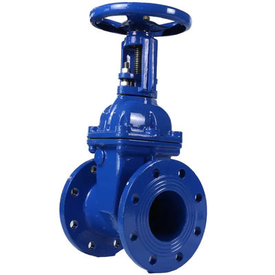 200mm PN16 Sluice Gate Valve 8 Inch Flanged Manual Type Rising Stem