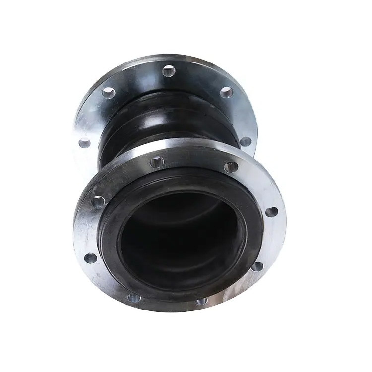 Telescopic Expansion Shell DN125 Double Sphere Rubber Expansion Joint Telescopic Rubber Compensator